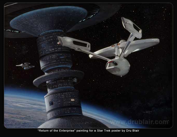 Return of the Enterprise painting
